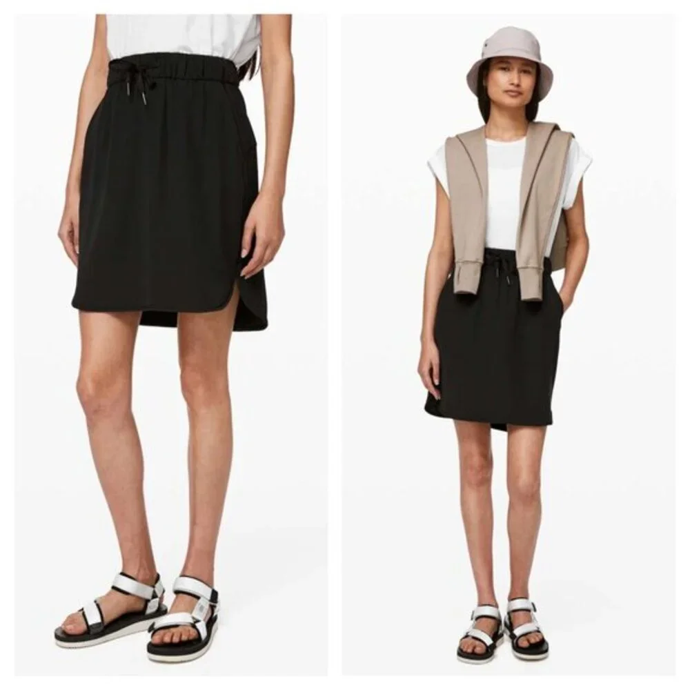 Lululemon On The Fly Skirt *Woven 8 Black